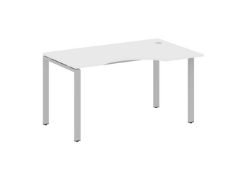 Стол METALL SYSTEM криволинейный правый на П-образном м/к БП.СА-2 Пр 1400*900*750 мм